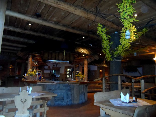 Our favourite restaurant in Zakopane that looked like a little wooden cabin in the mountains