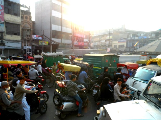 Traffic in Delhi