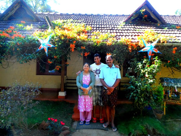 The lovely family at Rose Gardens