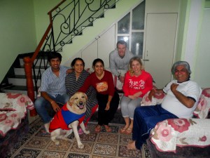 The lovely family we stayed with in Jaipur, India
