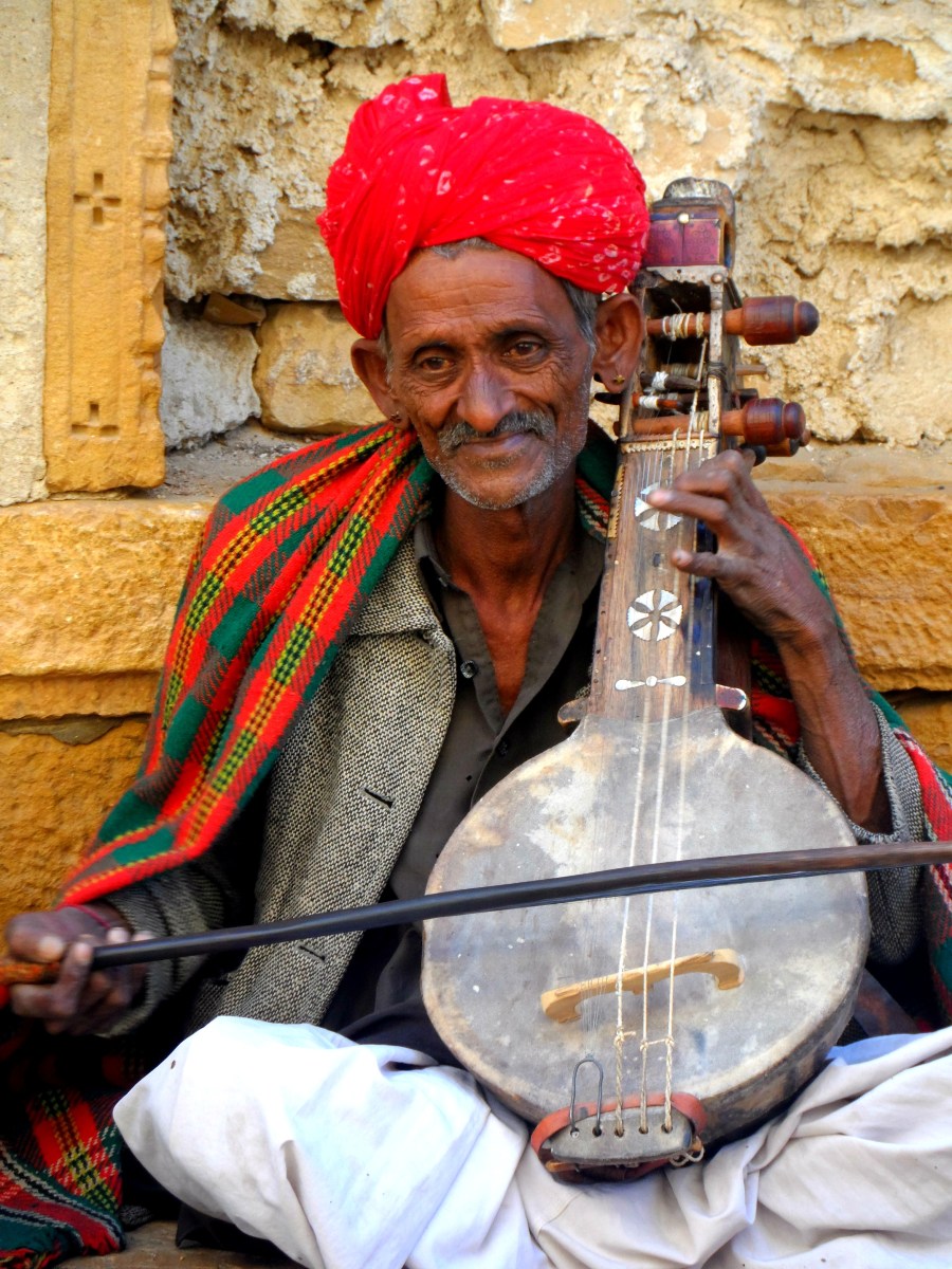 Old man in India