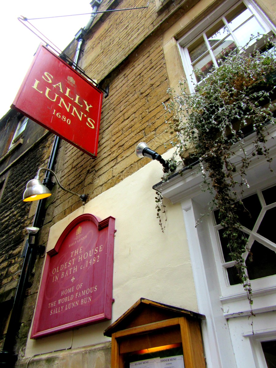 Visiting Sally Lunn's in Bath