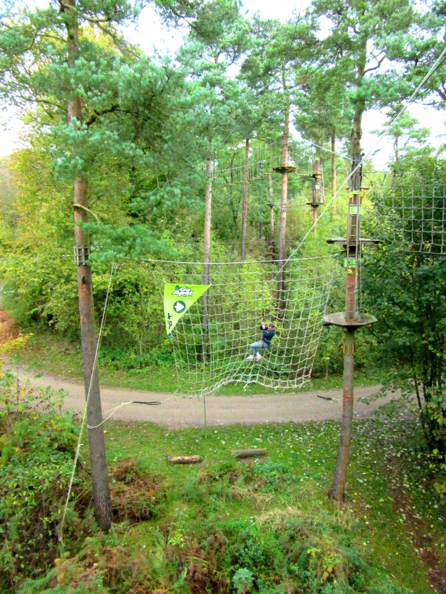 Go Ape tree top adventure