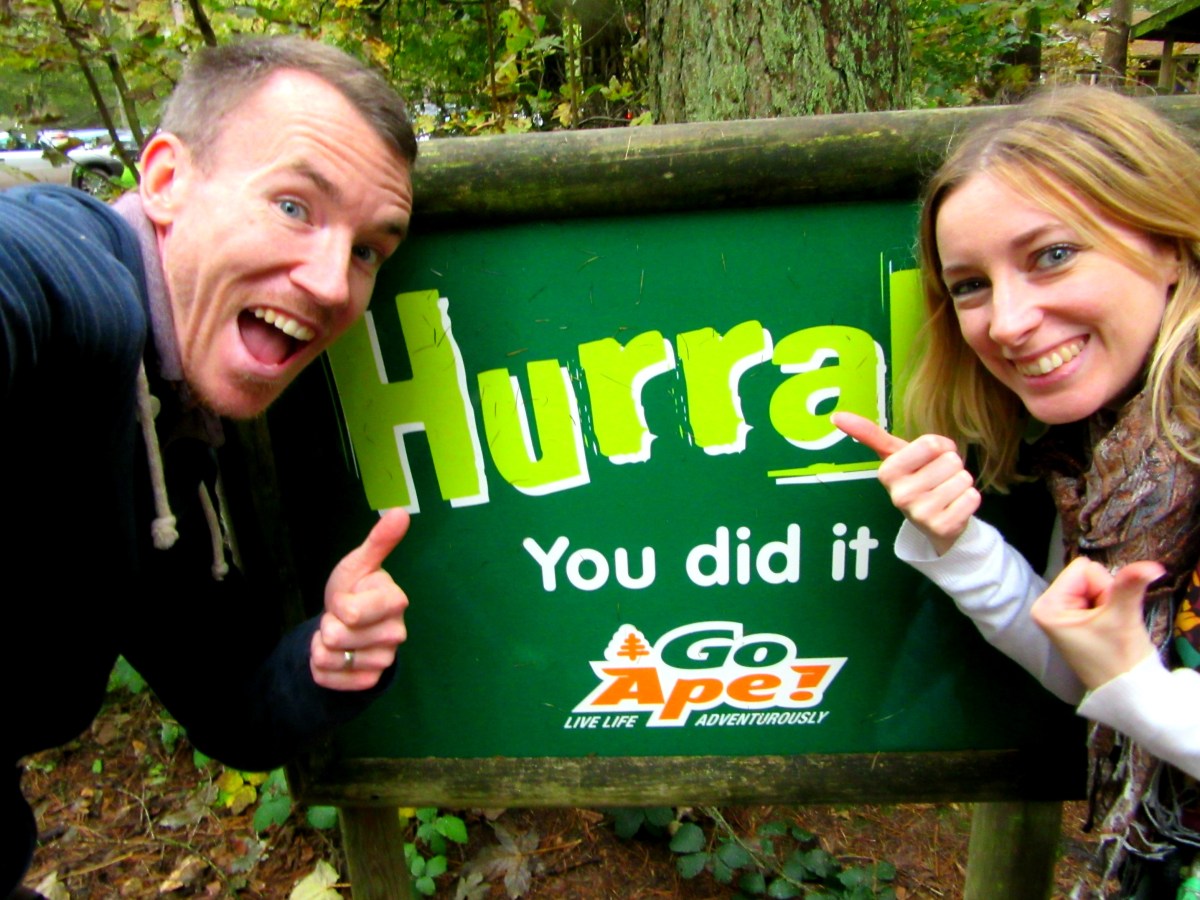 Go Ape tree top adventure