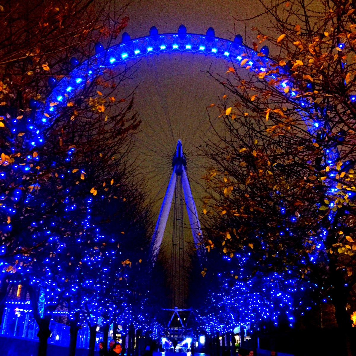 The London Eye at Christmas
