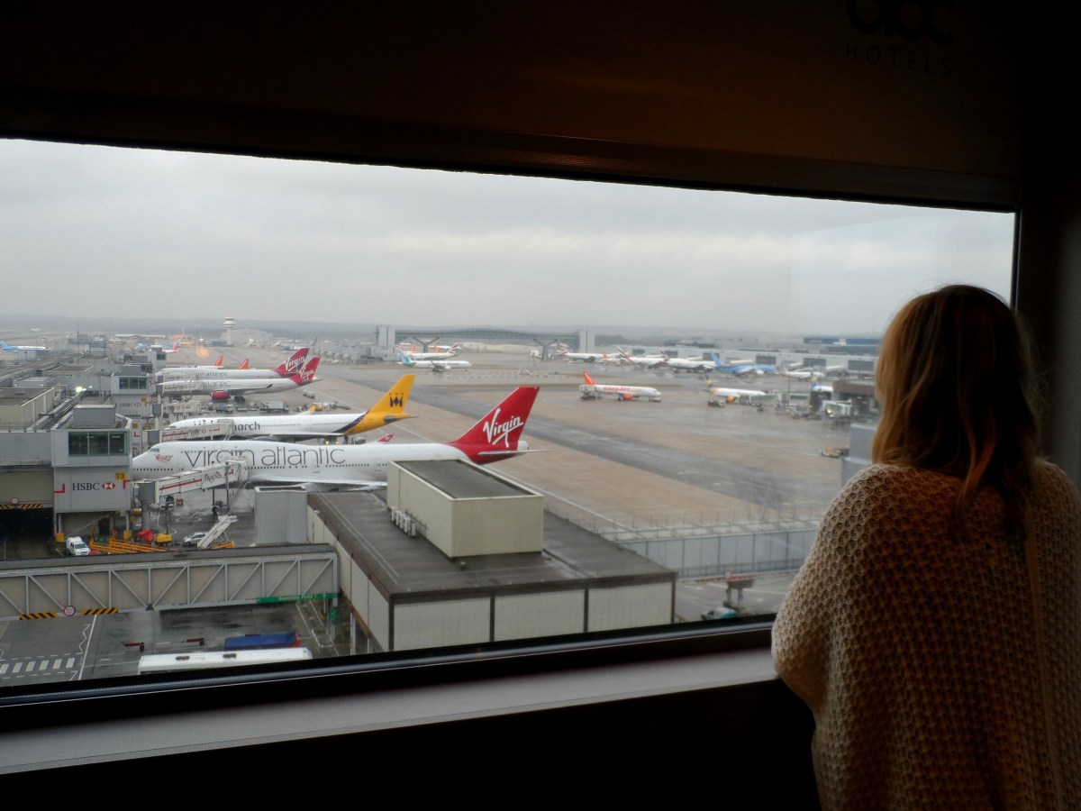 Bloc Hotel London Gatwick Airport runway view