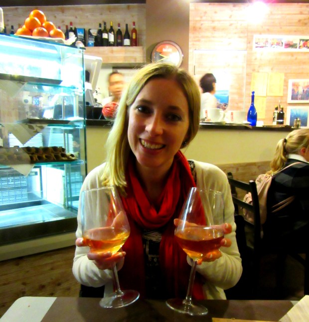 Wine at Il Pirata Cafe Cinque Terre Italy