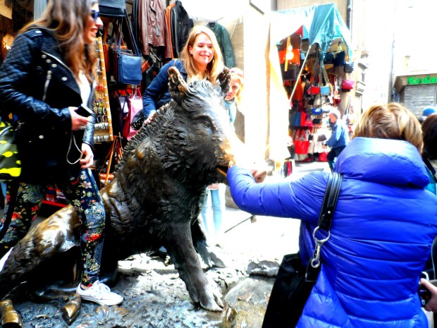 Porcellino pig in Florence