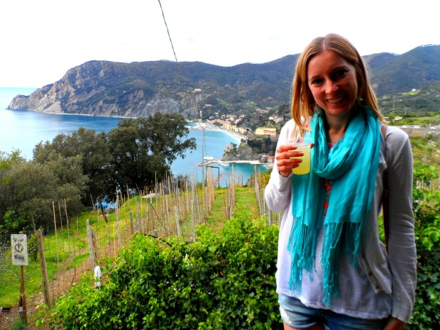 Fresh lemonade hiking the Cinque Terre