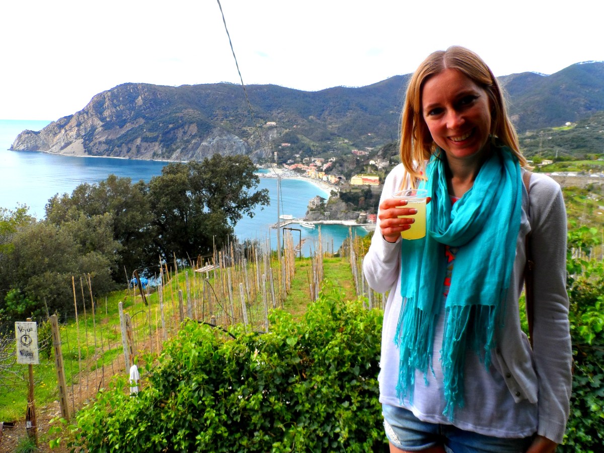 Fresh lemonade hiking the Cinque Terre