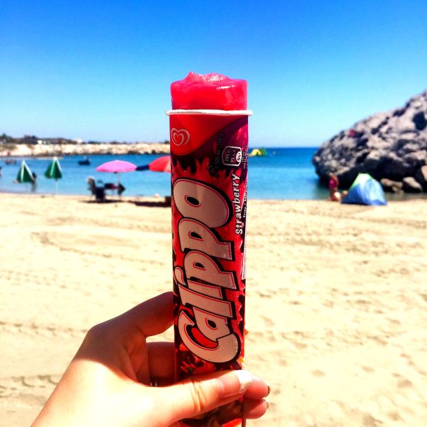 Ice cream on the beach