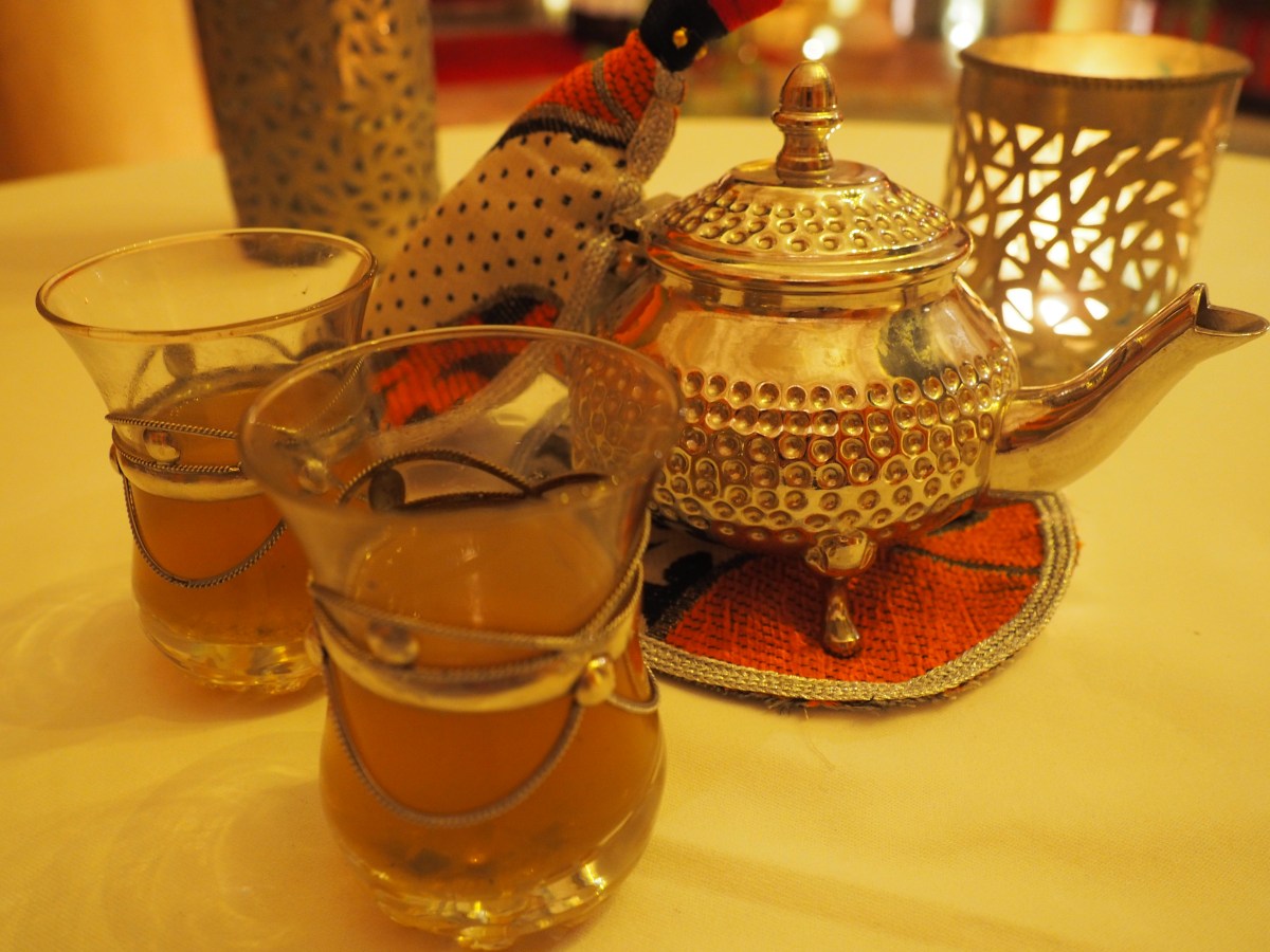 Mint tea in Morocco