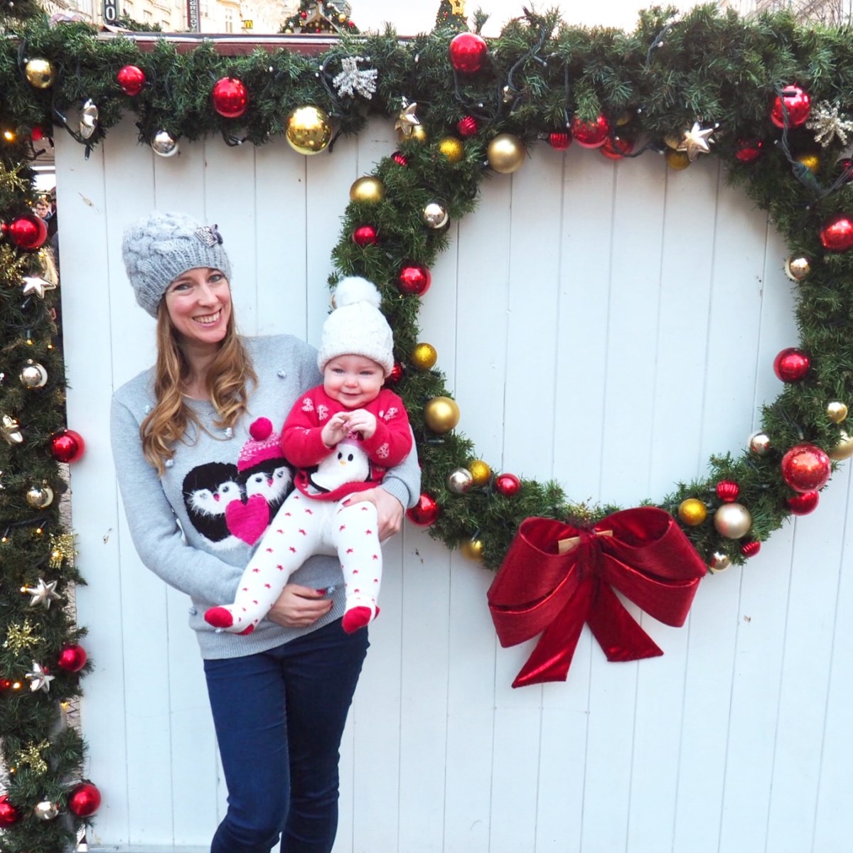 Prague Christmas markets with a baby