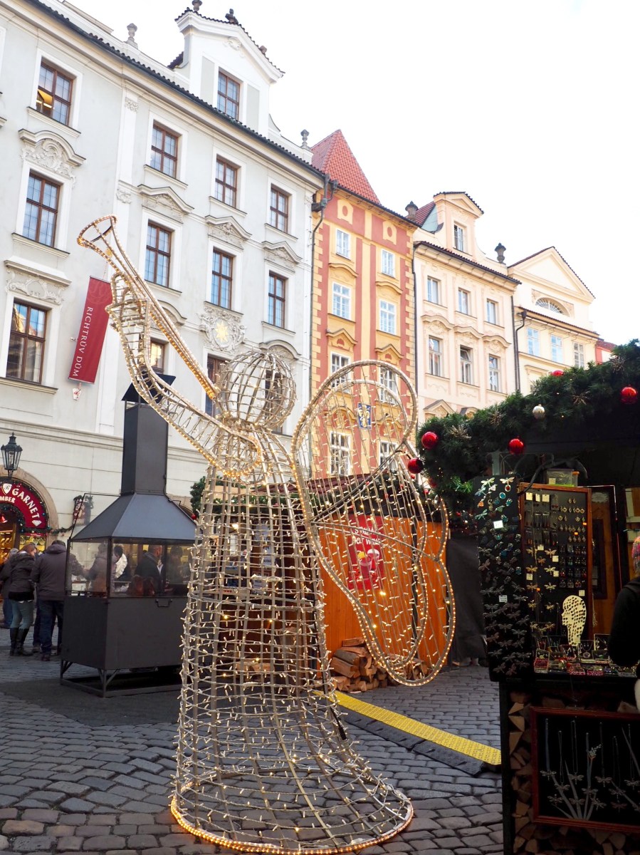 Prague Christmas markets with a baby