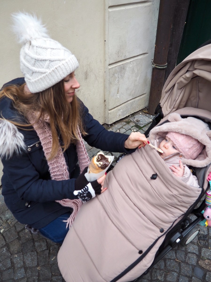 Prague Christmas markets with a baby