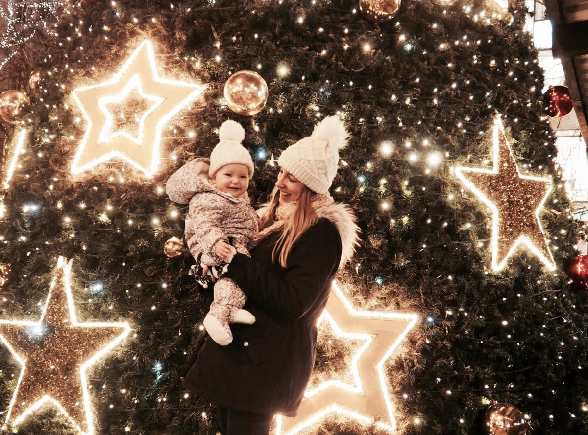 Prague Christmas markets with a baby